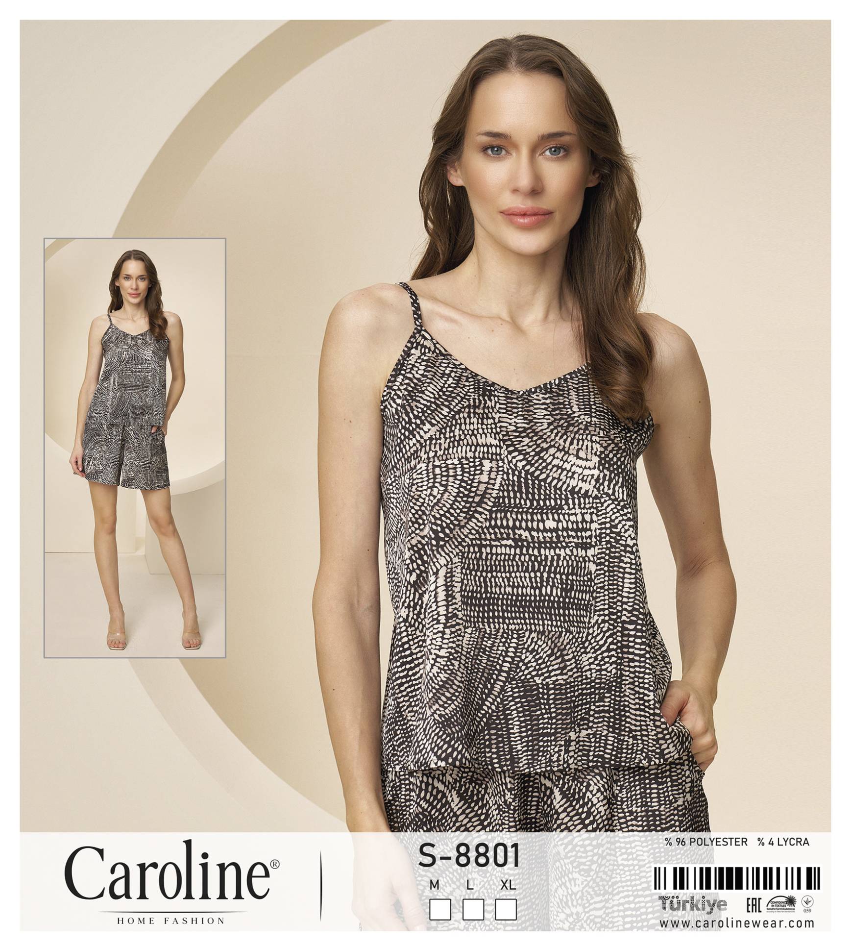 Caroline S-8801 пижама M, L, XL