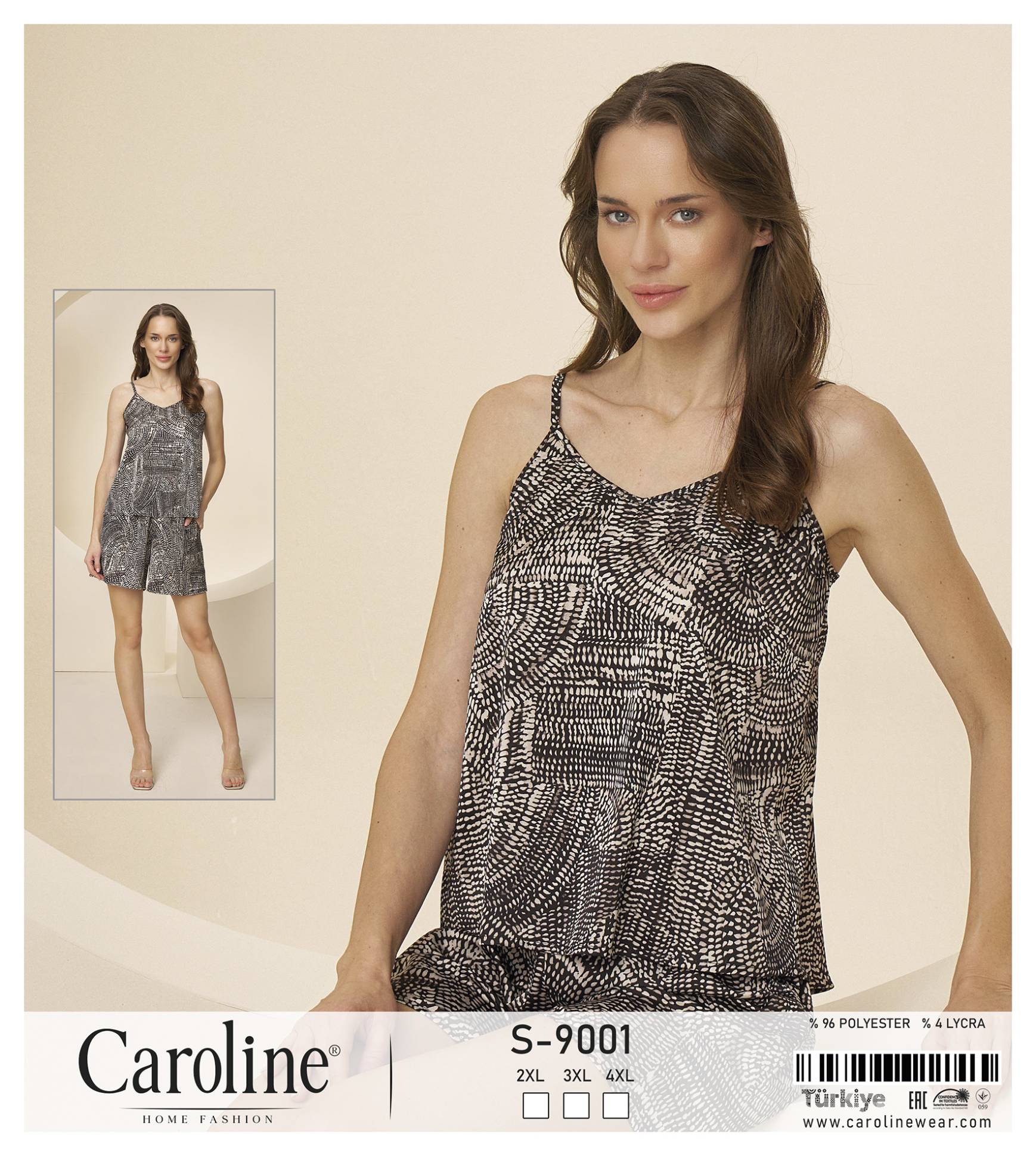 Caroline S-9001 пижама 4XL