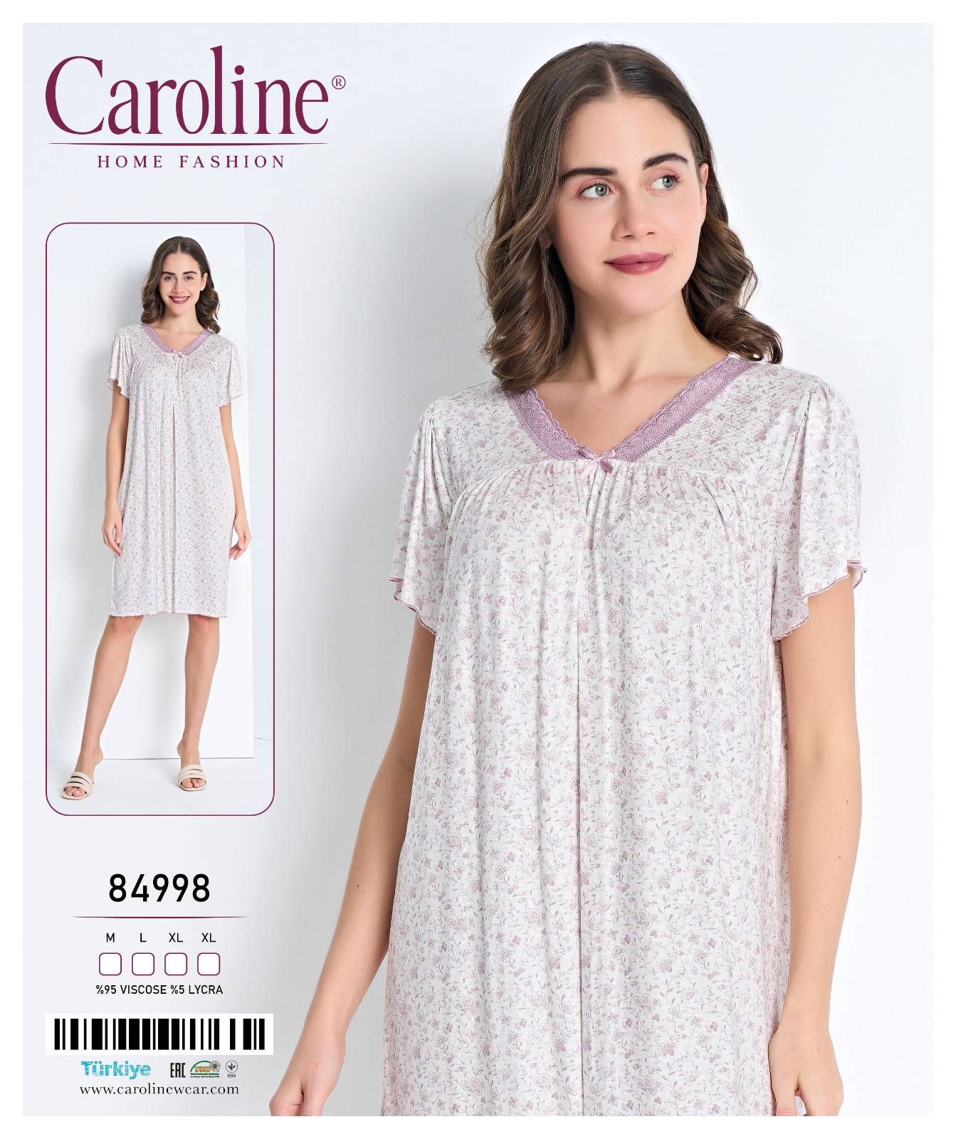 Caroline 84998 ночная рубашка L, XL
