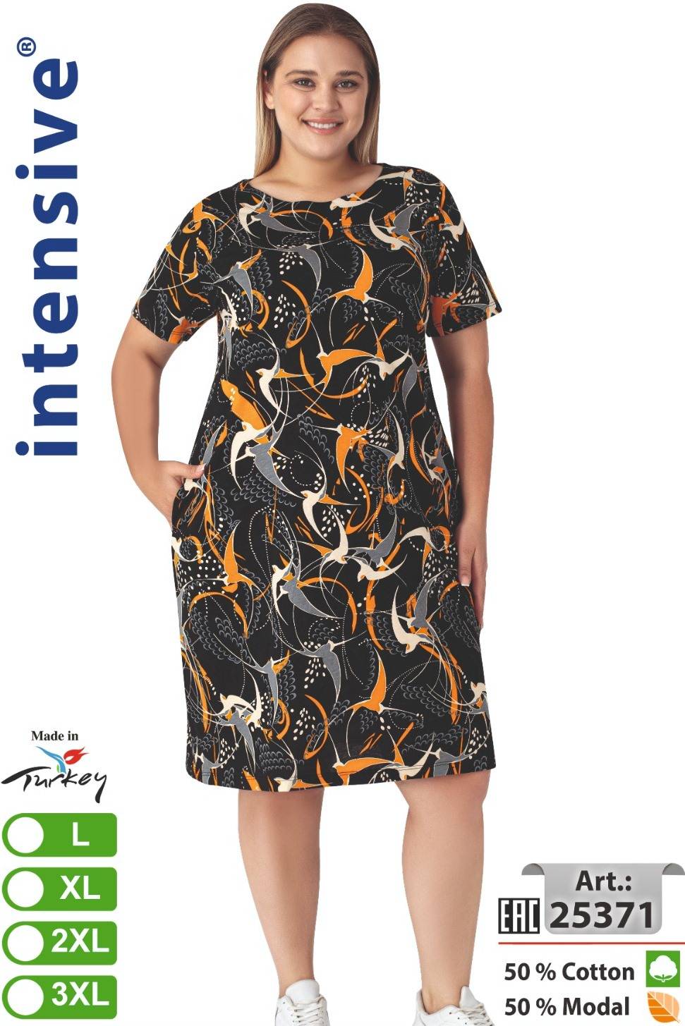 Intensive 25371 платье L, XL, 2XL, 3XL