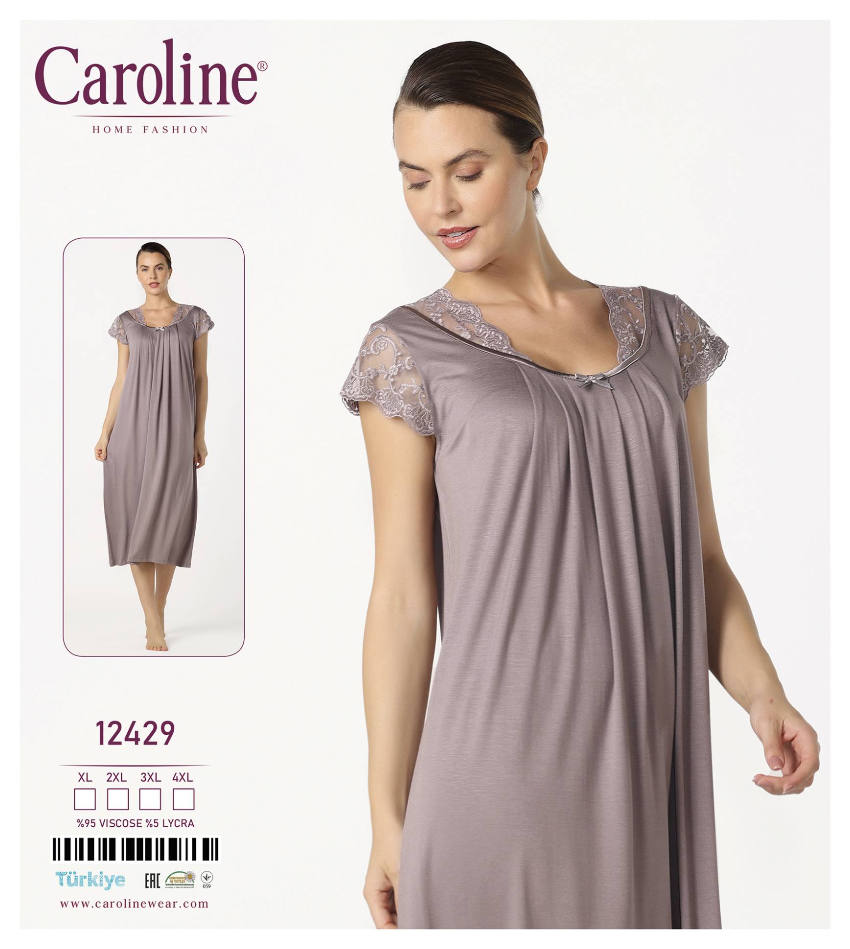 Caroline 12429 ночная рубашка XL