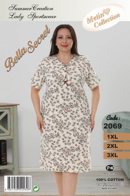 Metin 2069 ночная рубашка 1XL, 2XL, 3XL