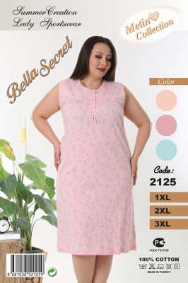 Metin 2125 ночная рубашка 1XL, 2XL, 3XL