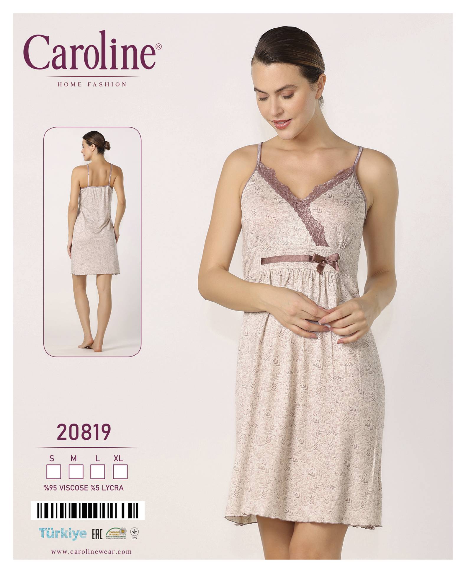 Caroline 20819 ночная рубашка XL