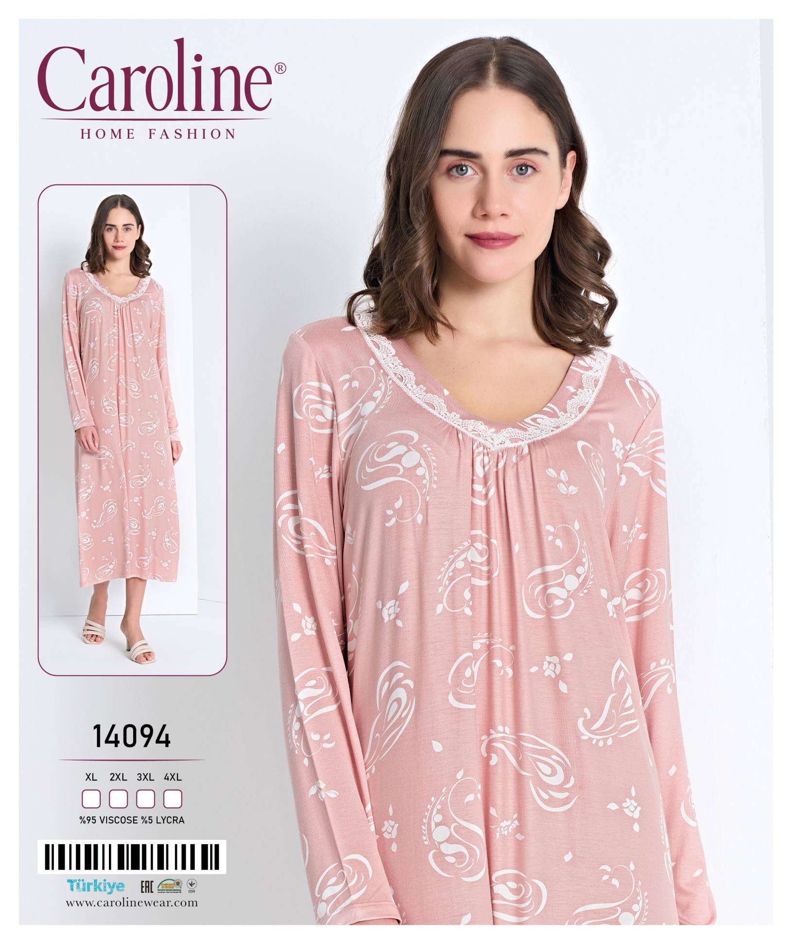 Caroline 14094 ночная рубашка XL