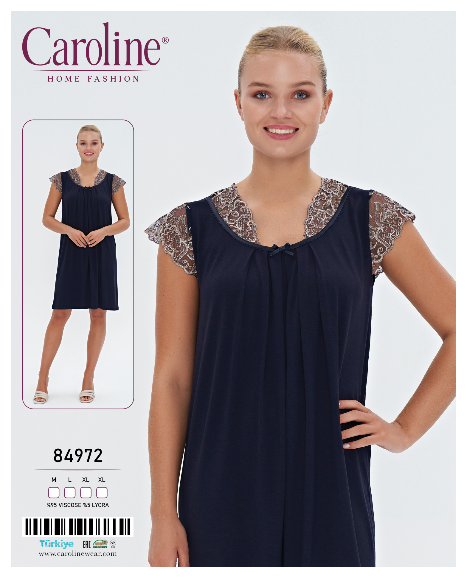 Caroline 84972 ночная рубашка L