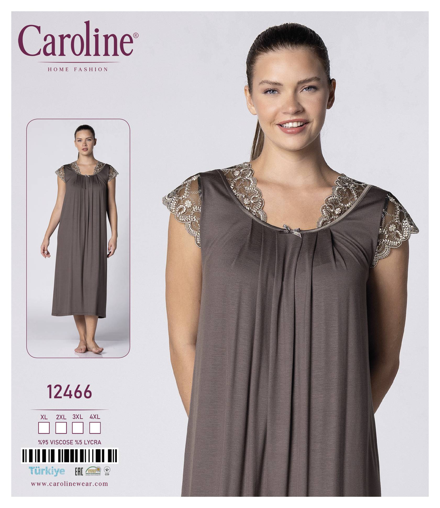 Caroline 12466 ночная рубашка XL