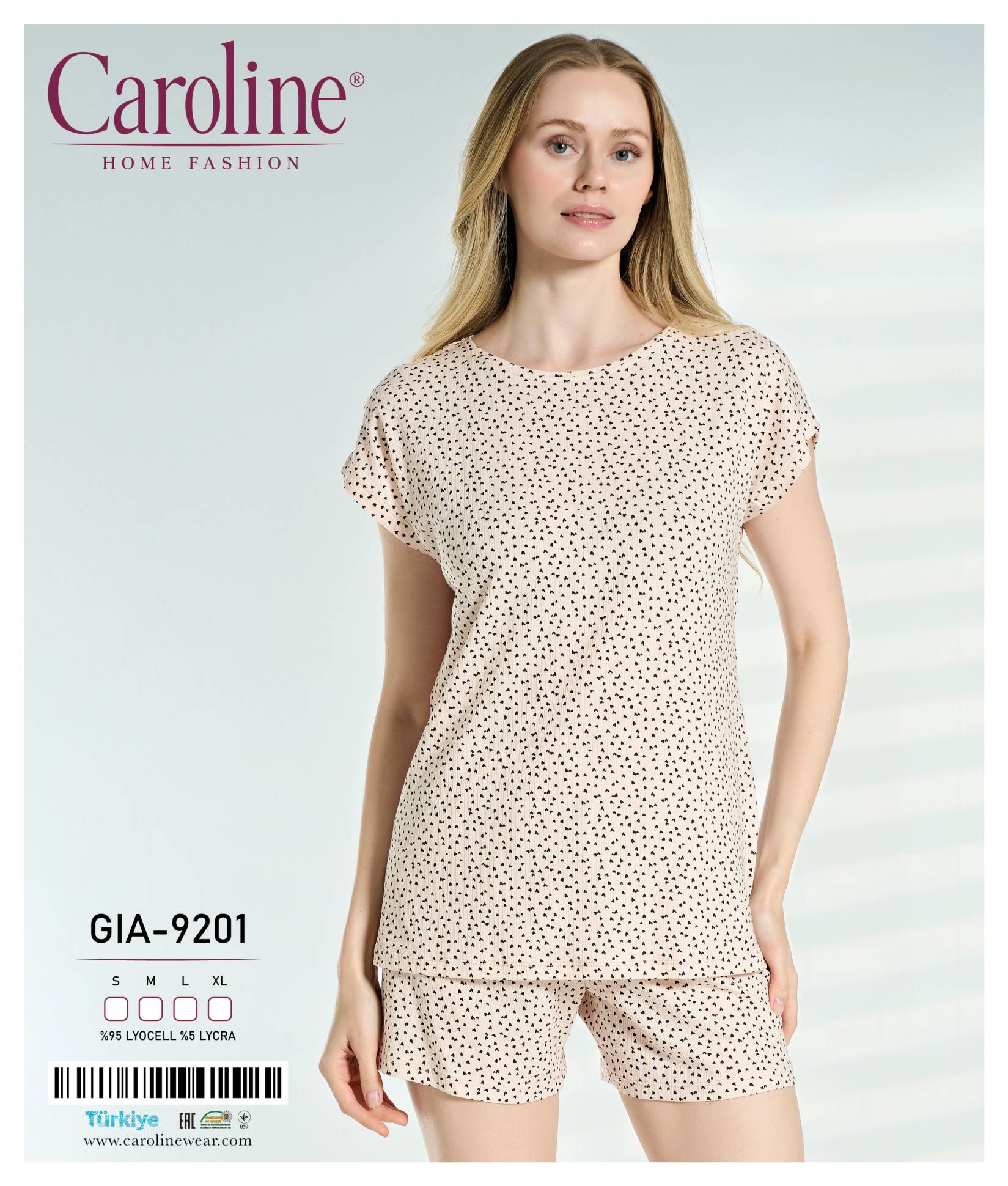 Caroline GIA-9201 пижама S, M, L, XL