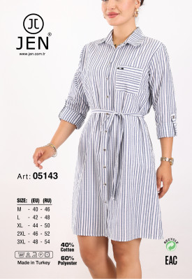 Jen 05143 халат M, L, XL, 2XL, 3XL