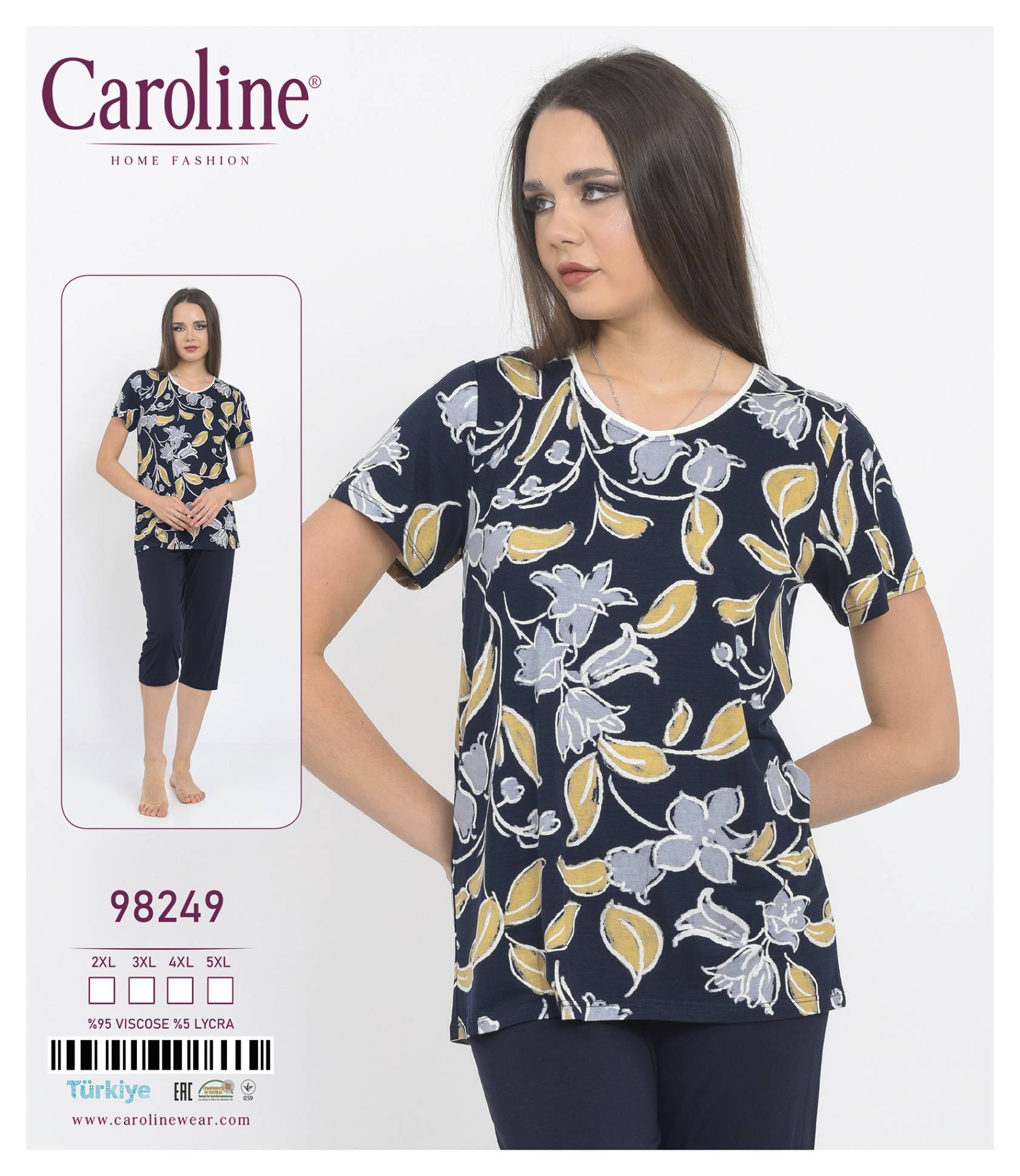 Caroline 98249 пижама 4XL
