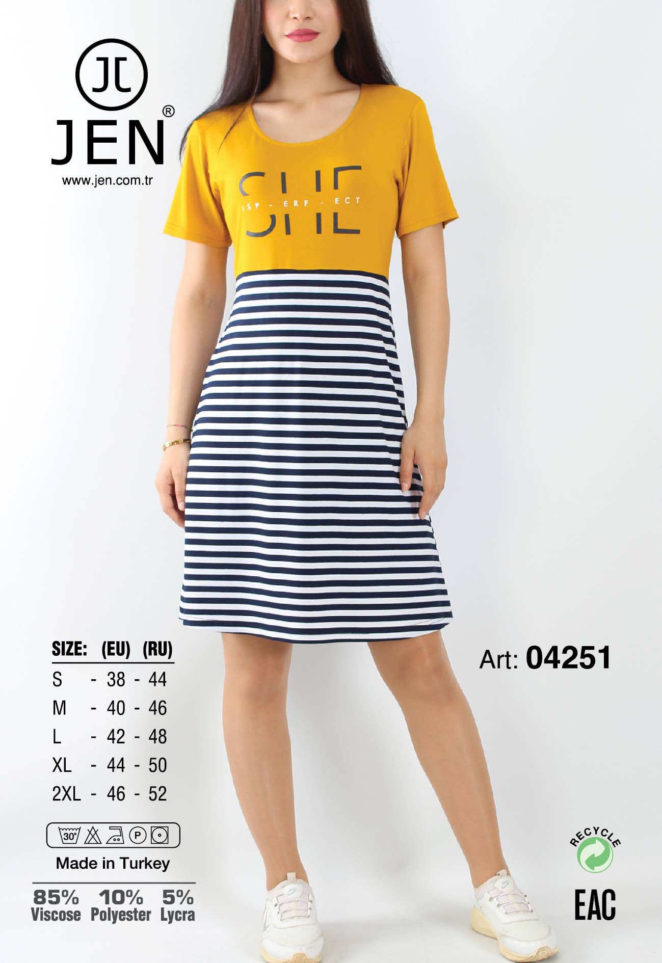 Jen 04251 туника S, L, 2XL