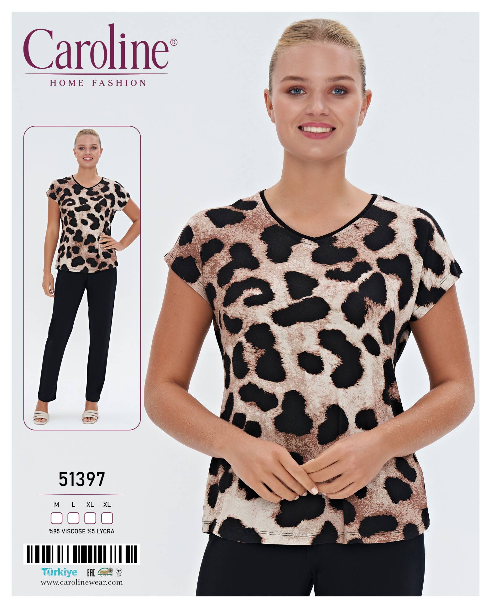 Caroline 51397 пижама M, L
