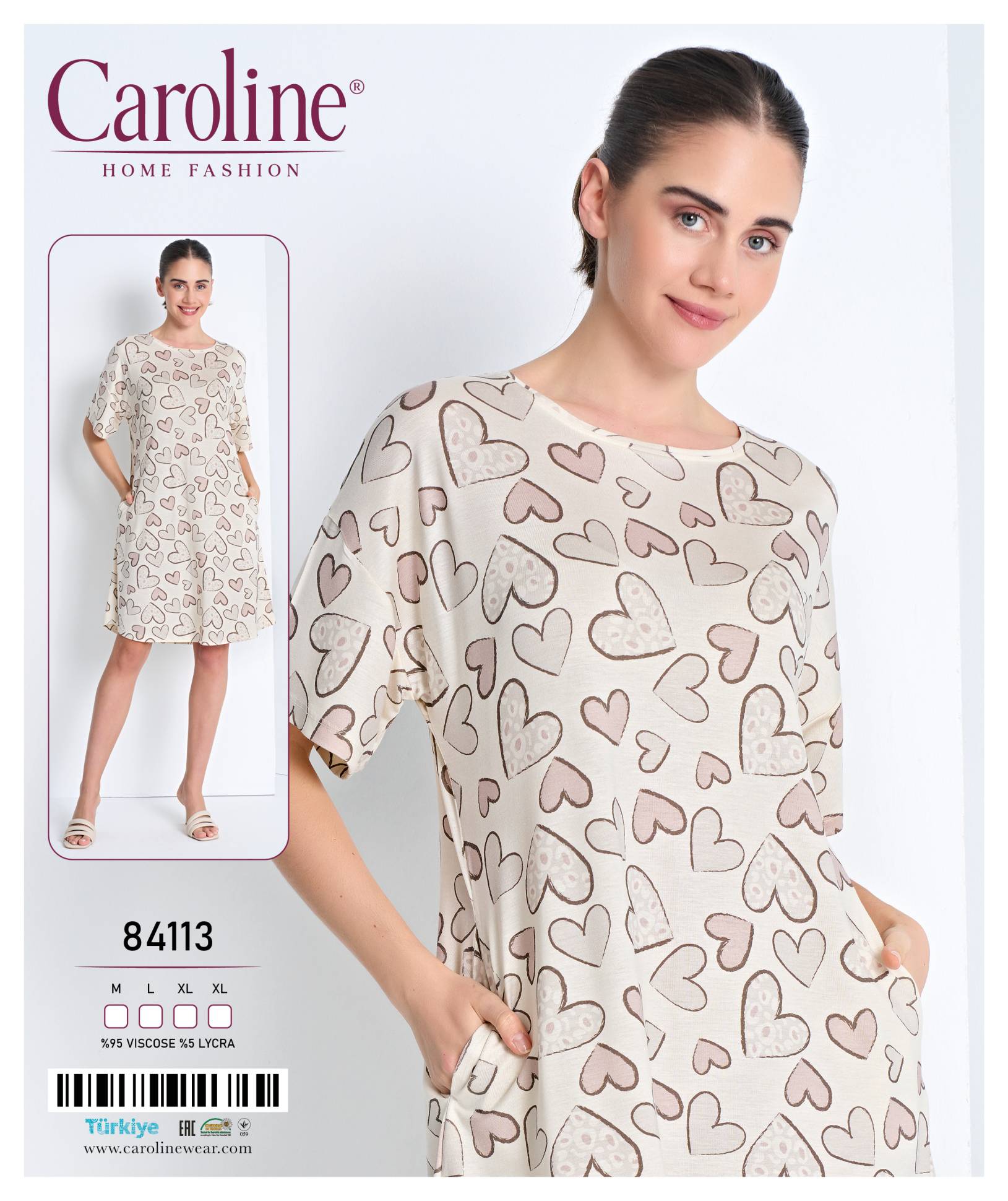 Caroline 84113 ночная рубашка XL