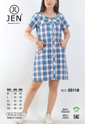 Jen 05118 халат M, L, XL, 2XL, 3XL