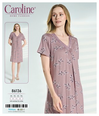 Caroline 86136 ночная рубашка 2XL, 3XL, 4XL, 5XL