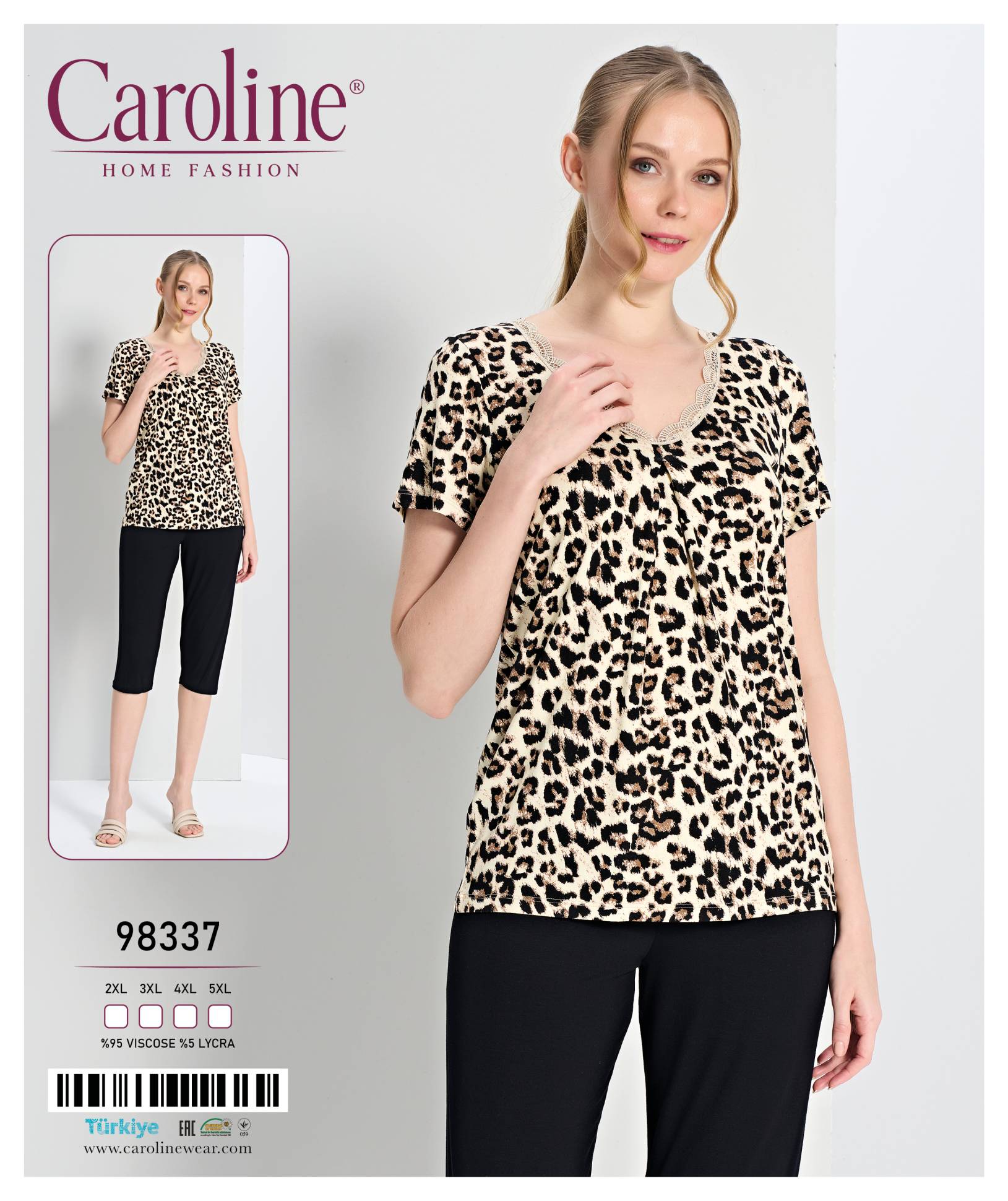 Caroline 98337 пижама 5XL