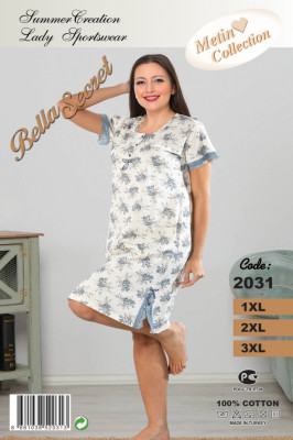 Metin 2031 ночная рубашка 1XL, 2XL, 3XL